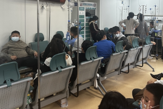 患者在醫(yī)院就診。圖片由西安交通大學(xué)第二附屬醫(yī)院提供