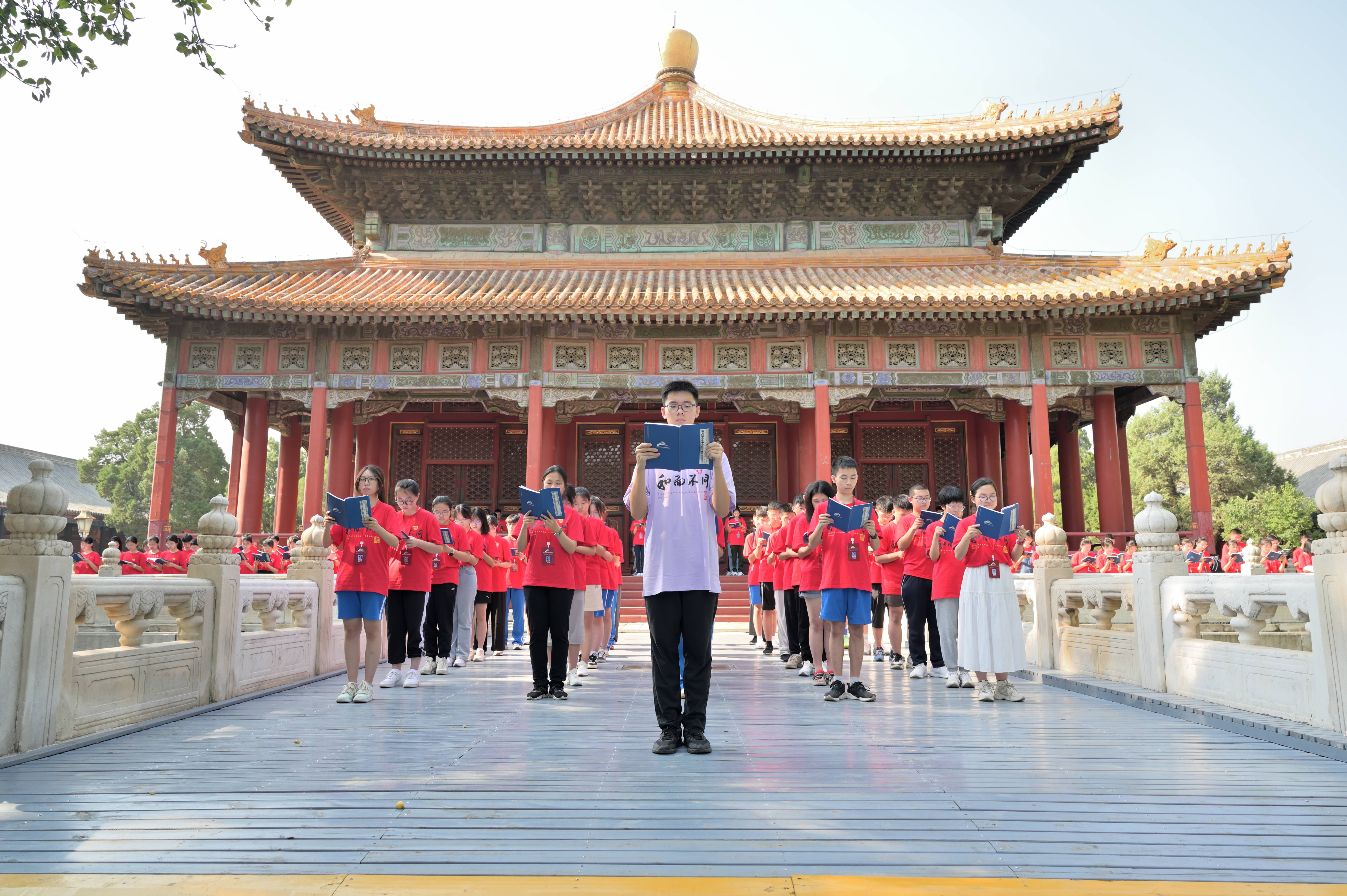 晨起誦讀環(huán)節(jié)。校方供圖